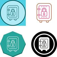 Safe Box Icon Design vector