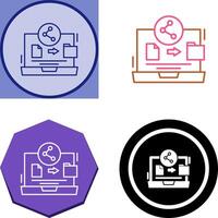 File Share Icon Design vector