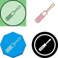 Screw driver Icon Design vector