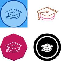 Mortarboard Icon Design vector