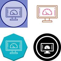 Speed Test Icon Design vector