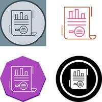 Market Research Icon Design vector