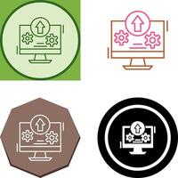 Upload Icon Design vector