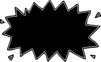 tecknad serie exponering symbol fast svart ikon png