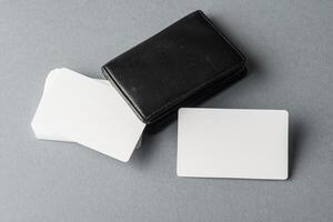 Business cards blank mockup - template photo