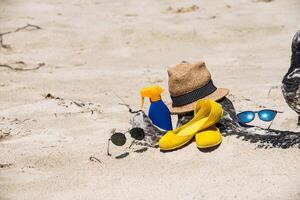 Set for a beach photo