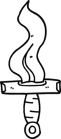 Karikatur Dolch Symbol png