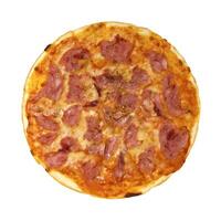 Fresh, appetizing pizza proschiutto photo