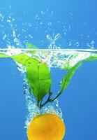 fruit in water photo