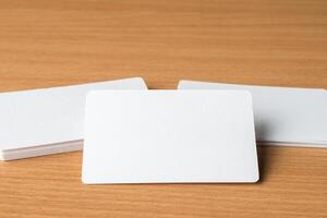 Business cards blank mockup - template photo