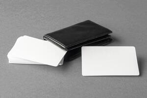 Business cards blank mockup - template photo