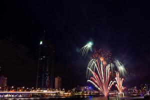 Brisbane ferris wheel is located on Southbank Parklands in Brisbane. photo