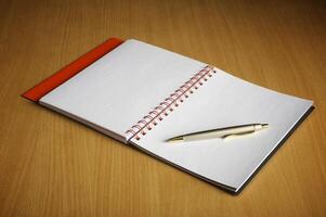 The stylish notebook for business photo