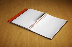 The stylish notebook for business photo