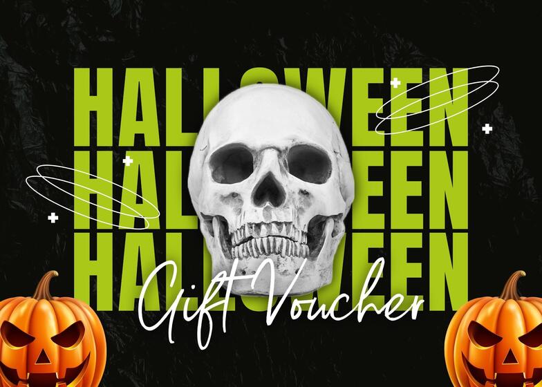 Halloween Gift Voucher Certificate Template