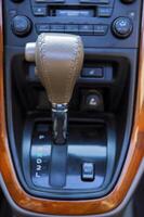 close-up details of automobile's interior photo