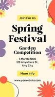 Spring Festival Invitation template