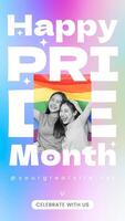 Happy Pride Month Celebration for Instagram Story template