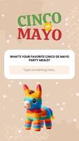 Cinco de Mayo Question Box Instagram Story template