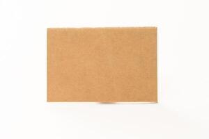 Blank craft business cards. photo