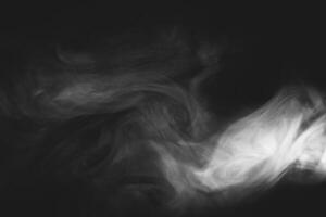 White smoke, studio shoot photo