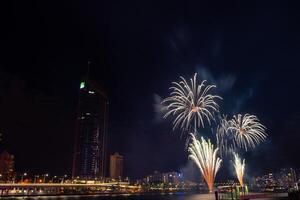 Brisbane ferris wheel is located on Southbank Parklands in Brisbane. photo