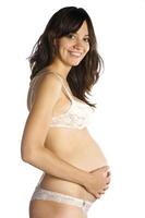 The beautiful young girl, the third trimester of pregnancy photo