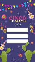 Cinco de Mayo Check List Instagram Story template