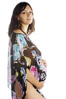 The beautiful young girl, the third trimester of pregnancy photo