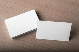 Business cards blank mockup - template photo