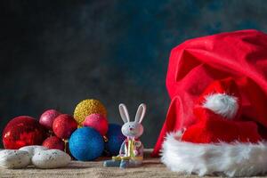 Christmas decoration background photo