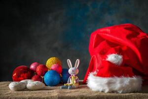 Christmas decoration background photo