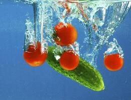 vegetables in water photo