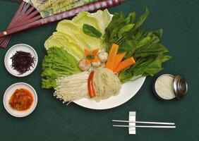 Food style of Korean food photo