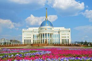 presidencial palacio ak-orda, astana, Kazajstán foto