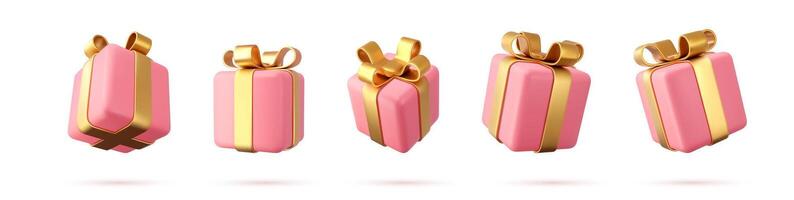 3d gifts box. vector