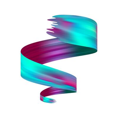 3d Brushstroke gradient texture brush