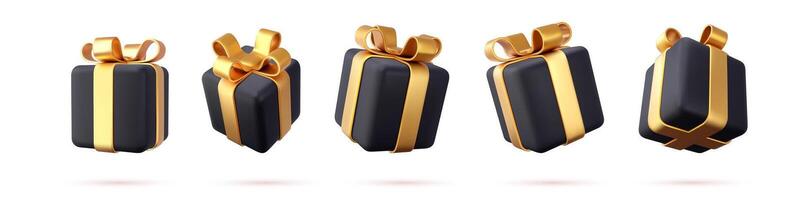 3d gifts box. vector