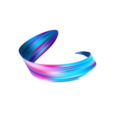 3d Brushstroke gradient texture brush