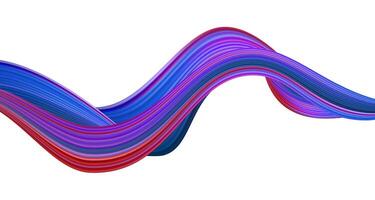 3d Wave Liquid shape color background. vector