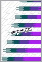Soccer jersey design for sublimation. Abstract background with sport pattern. vector
