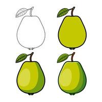 guava set illustration vector