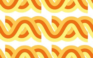 mano dibujado asiático japonés ramen fideos sin costura patrón.fondo con amarillo y naranja rayas.pasta resumen antecedentes concepto.macarrones amarillo póster. vector