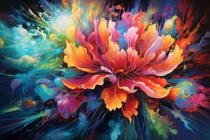 A dazzling display of color and light that captivat photo