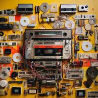 A DIY culture symbolized by mixtapes and homemade recordin photo