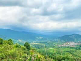 natural hills view. Broga hill in Malaysia . photo