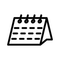 calendario icono diseño. vector símbolos en de moda y moderno línea estilo en blanco antecedentes adecuado para el necesidades de sitios web, programadores, desarrolladores y diseñadores icono vector