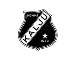 Kalju Nomme Club Logo Symbol Estonia League Football Abstract Design Vector Illustration