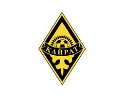 Kairat Almaty Club Symbol Logo Kazakhstan League Football Abstract Design Vector Illustration