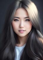 Japani girl lovely face photo